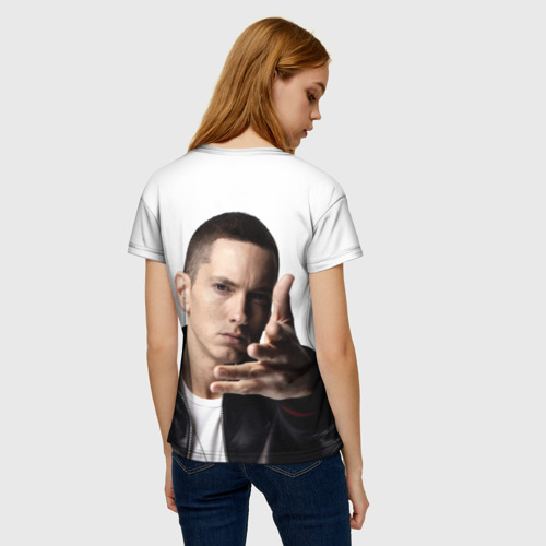 Женская футболка 3D Eminem, цвет 3D печать - фото 4