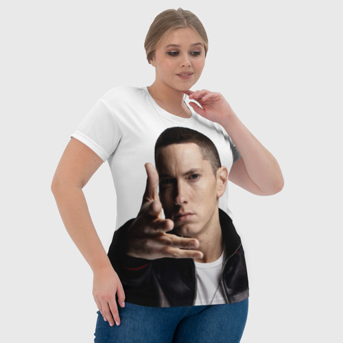 Женская футболка 3D Eminem, цвет 3D печать - фото 6