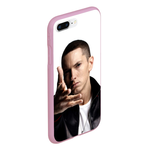 Чехол для iPhone 7Plus/8 Plus матовый Eminem, цвет розовый - фото 3