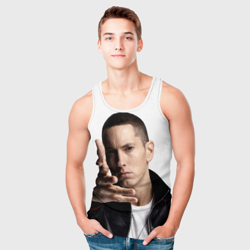 Мужская майка 3D Eminem - фото 5