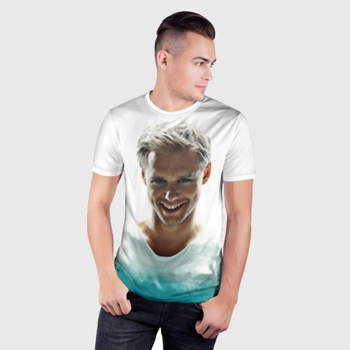 Мужская футболка 3D Slim Armin Only, цвет 3D печать - фото 3