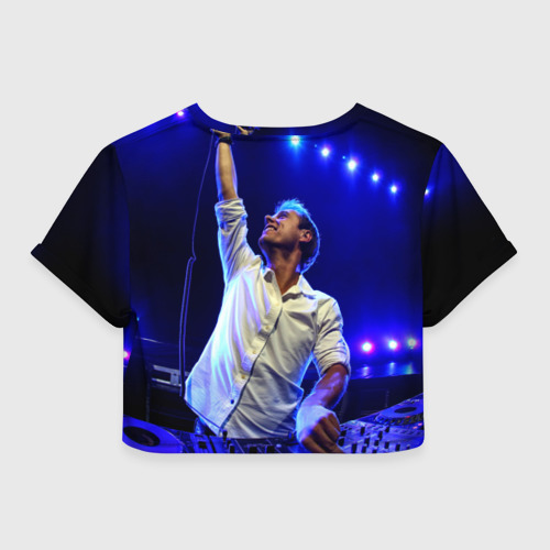 Женская футболка Crop-top 3D Armin Van Buuren, цвет 3D печать - фото 2