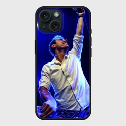 Чехол силиконовый для Apple iPhone 15 матовый Armin Van Buuren