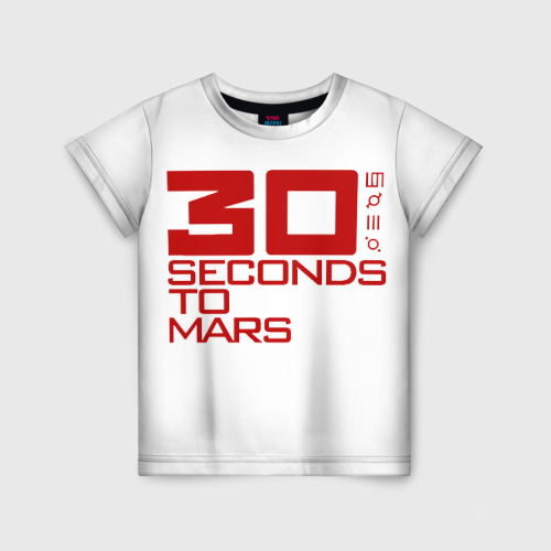 Детская футболка 3D 30 Seconds To Mars, цвет 3D печать