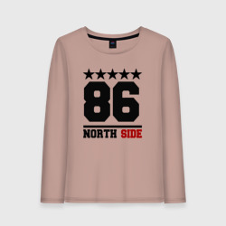 Женский лонгслив хлопок 86 north side