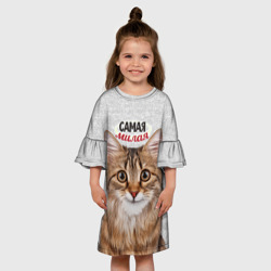 Детское платье 3D Самая милая кошечка - фото 2