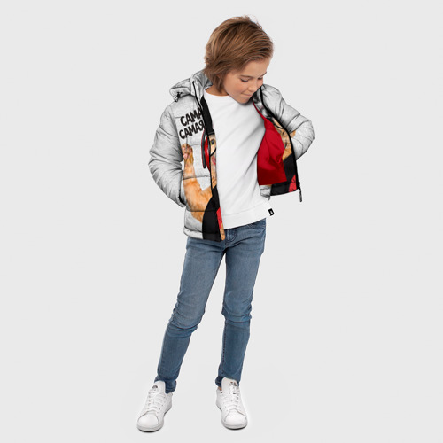 Зимняя куртка для мальчиков 3D Самая Самая, цвет красный - фото 5