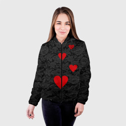 Женская куртка 3D Кружево и сердца - фото 2