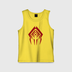 Детская майка хлопок Warframe Красный Сталкер