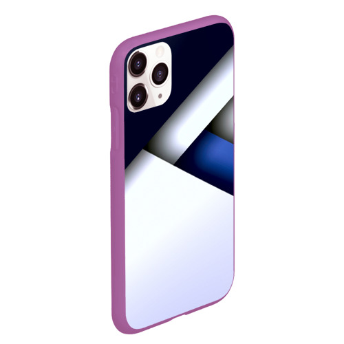 Чехол для iPhone 11 Pro Max матовый Geometria, цвет фиолетовый - фото 3