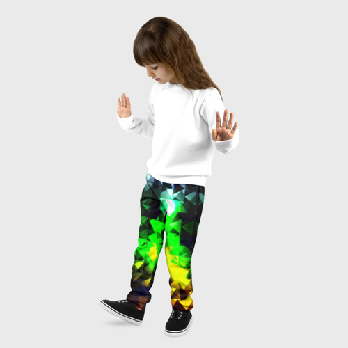 Детские брюки 3D Сrystal, цвет 3D печать - фото 3