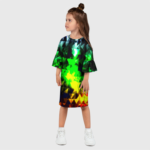 Детское платье 3D Сrystal, цвет 3D печать - фото 3