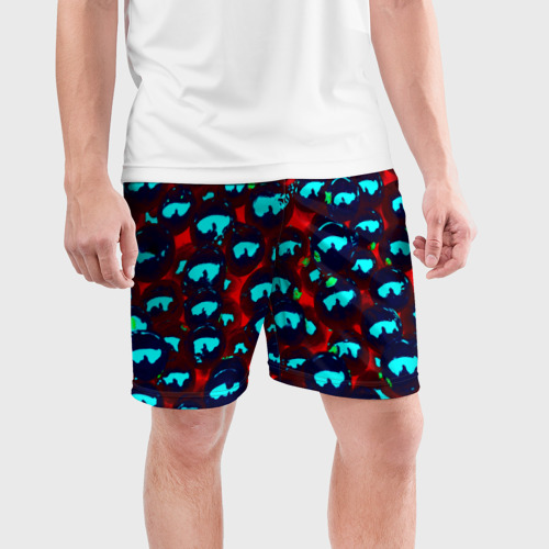 Мужские шорты спортивные Маслины, цвет 3D печать - фото 3