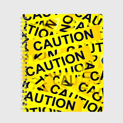 Тетрадь Caution