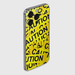 Чехол для iPhone 16 Pro Max силиконовый с защитой камеры Caution - фото 2