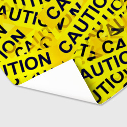 Бумага для упаковки 3D Caution - фото 2