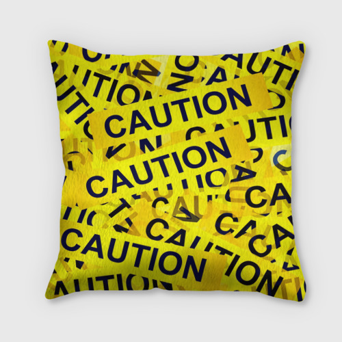 Подушка 3D Caution