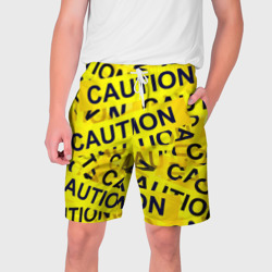 Мужские шорты 3D Caution