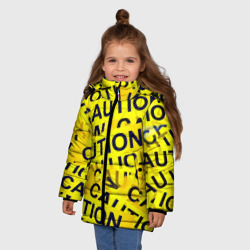 Зимняя куртка для девочек 3D Caution - фото 2