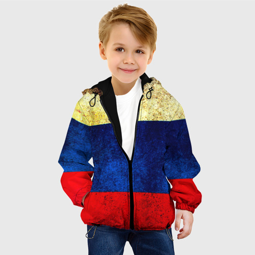 Детская куртка 3D Триколор, цвет черный - фото 3