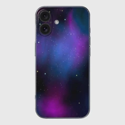 Чехол для iPhone 16 силиконовый с защитой камеры Вселенная