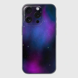 Чехол для iPhone 15 Pro силиконовый с защитой камеры Вселенная