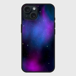 Чехол силиконовый для Apple iPhone 15 матовый Вселенная