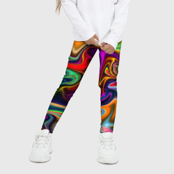 Детские леггинсы 3D Волны - фото 2