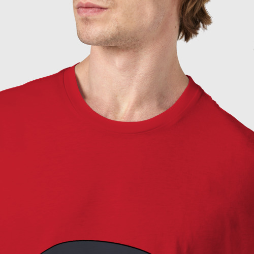 Мужская футболка хлопок Кирито, цвет красный - фото 6