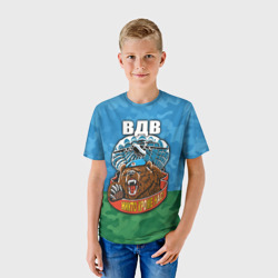 Детская футболка 3D ВДВ медведь - фото 2