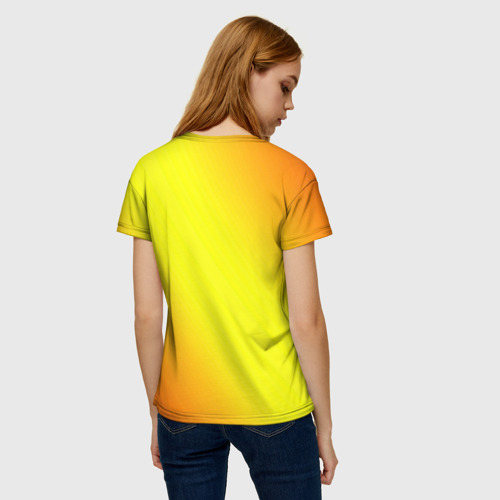 Женская футболка 3D с принтом Briin, вид сзади #2