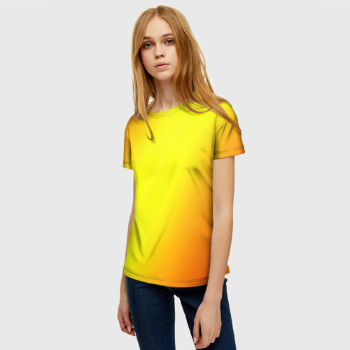 Женская футболка 3D с принтом Briin, фото на моделе #1