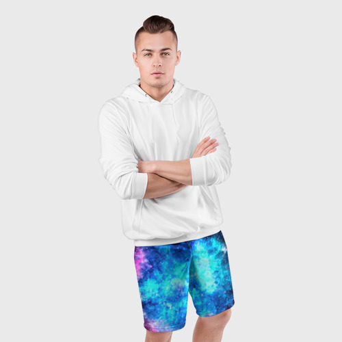 Мужские шорты спортивные Вселенная, цвет 3D печать - фото 5