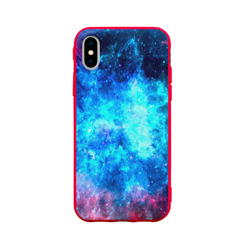 Чехол для Apple iPhone X силиконовый матовый Вселенная Фото 01 Чехол для Apple iPhone X силиконовый матовый Вселенная Фото 01