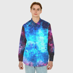 Мужская рубашка oversize 3D Вселенная - фото 2