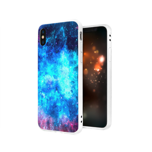 Чехол для Apple iPhone X силиконовый матовый Вселенная Фото 01 Чехол для Apple iPhone X силиконовый матовый Вселенная Фото 01