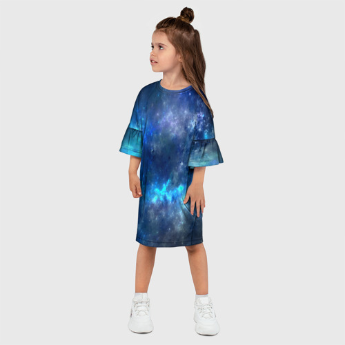 Детское платье 3D Nebula, цвет 3D печать - фото 3