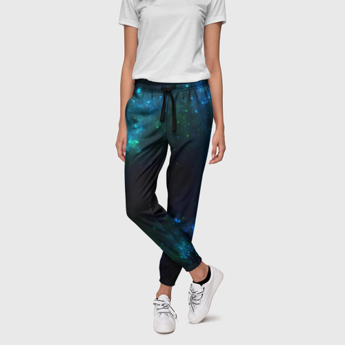 Женские брюки 3D Космос, цвет 3D печать - фото 3