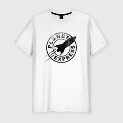 Мужская футболка хлопок Slim Планетарный экспресс