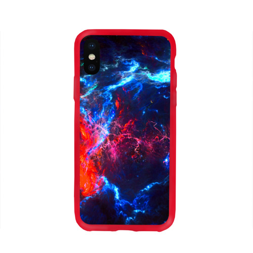 Чехол для iPhone X глянцевый Космос Фото 01 Чехол для iPhone X глянцевый Космос Фото 01