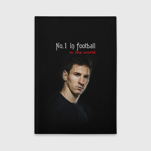 Обложка для автодокументов No.1 in football in the world, цвет красный