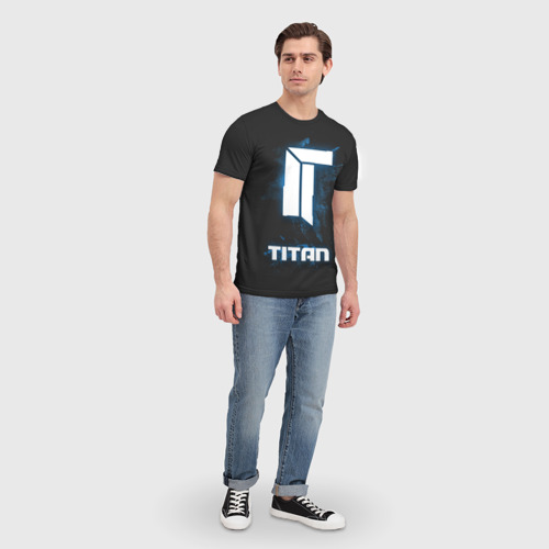 Мужская футболка 3D Titan, цвет 3D печать - фото 5
