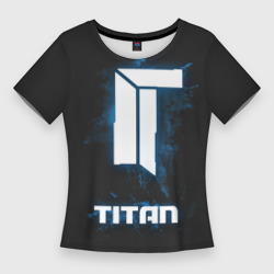 Женская футболка 3D Slim Titan
