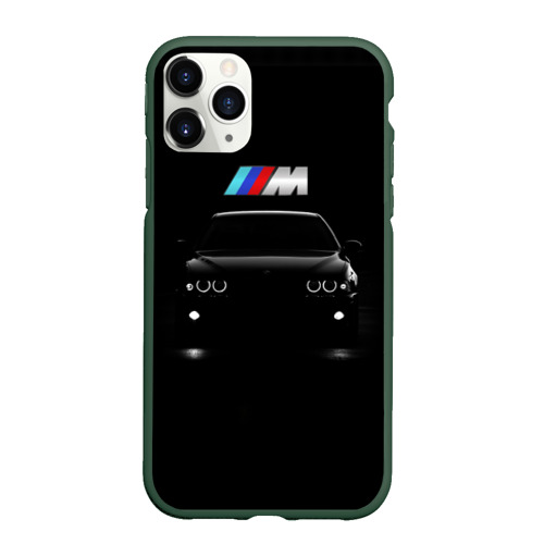 Чехол для iPhone 11 Pro матовый BMW, цвет темно-зеленый