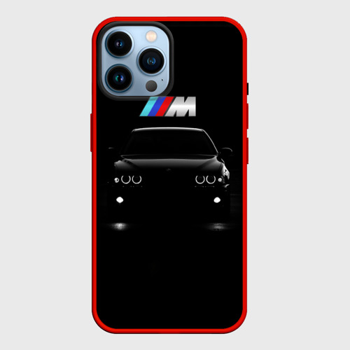 Чехол для iPhone 14 Pro Max BMW, цвет красный