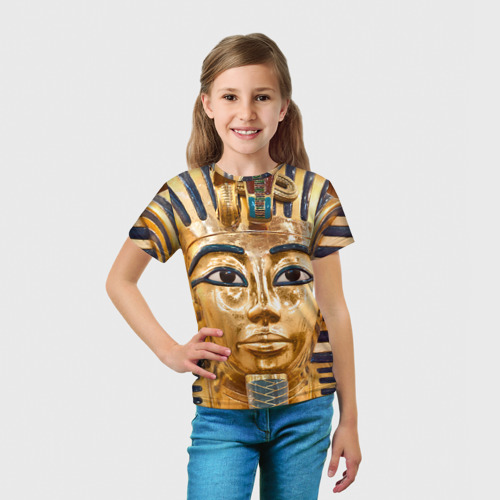 Детская футболка 3D Фараон, цвет 3D печать - фото 5