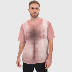 Мужская футболка oversize 3D Загорелый торс - фото 2