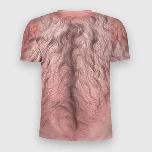 Мужская футболка 3D Slim Загорелый торс, цвет 3D печать - фото 2