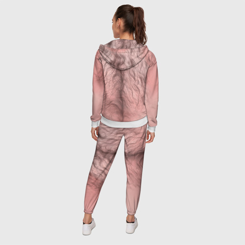 Женский костюм 3D Загорелый торс, цвет белый - фото 4