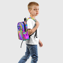 Детский рюкзак 3D Цветные разводы - фото 2